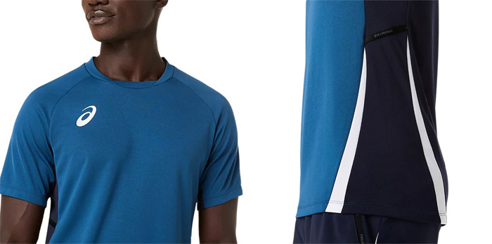 ASICS（アシックス） メンズ プラクティス半袖シャツ サッカーウェア