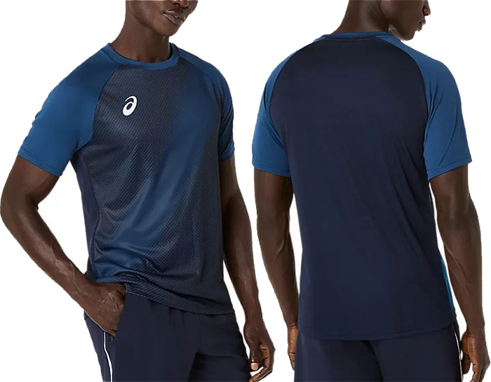 ASICS（アシックス） メンズ プラクティスグラフィック半袖シャツ