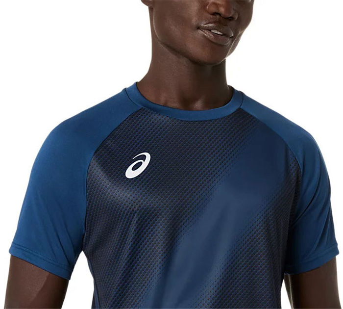 asics サッカーシャツ ドーハ ASICS（アシックス） メンズ プラクティスグラフィック半袖シャツ