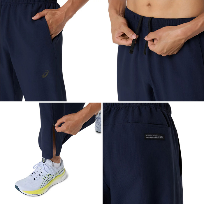 asics ACTIMOTION クロスパンツ 2枚セット ASICS（アシックス） メンズ アクティモーション ACTIMOTION クロス