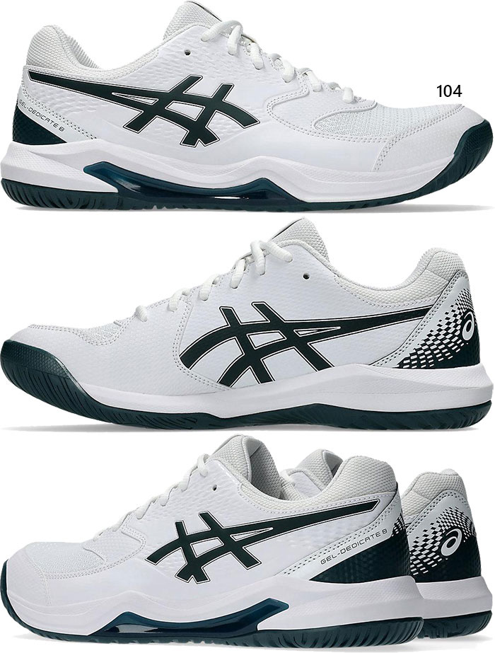 ASICS 普通幅 アシックス メンズ ゲルデディケート8 GEL