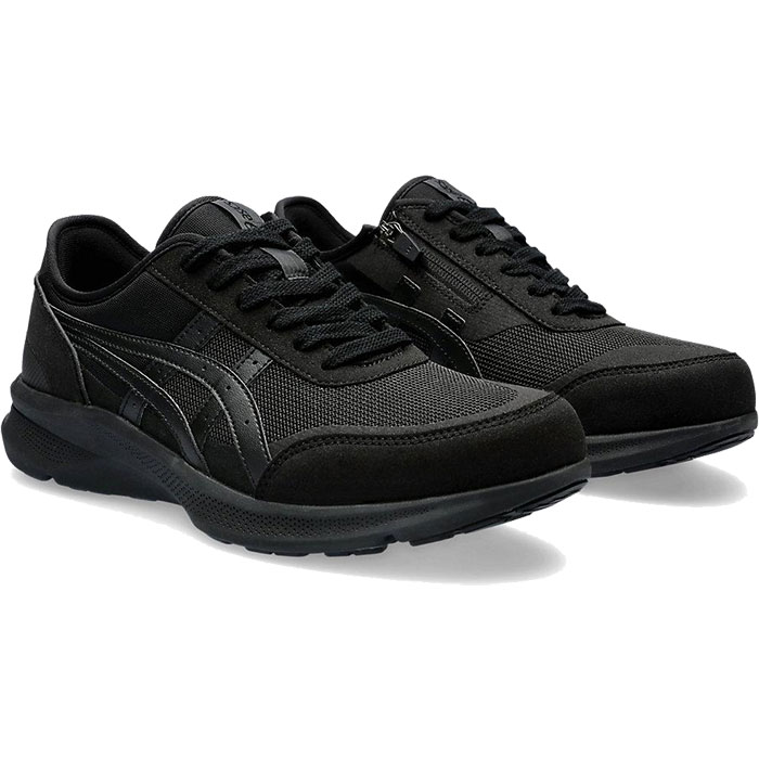 3E幅 幅広 ワイド アシックス メンズ ハダシウォーカー HADASHIWALKER M056 ウォーキングシューズ スニーカー 紐靴 ローカット ファスナー付き ブラック 黒 グレー ネイビー ブラウン 茶色 灰色 送料無料 asics 1291A056 ASICS（アシックス） 3E幅 幅広 ワイド メンズ ハダシウォーカー