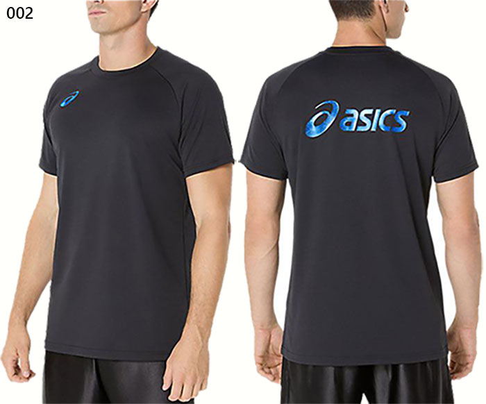 ASICS（アシックス） メンズ プラクティス半袖シャツ 背面ビックロゴ