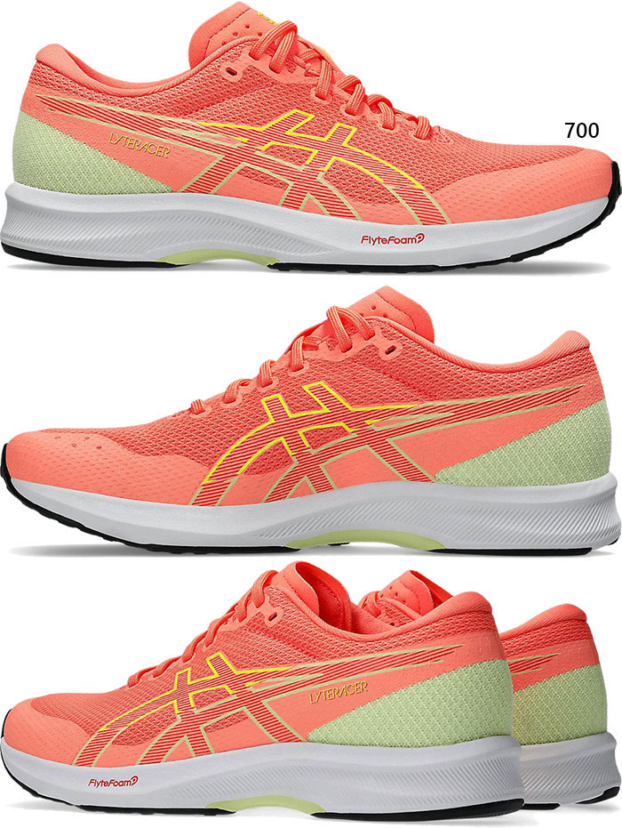 【正規品質保証】 ASICS LYTERACER ライトレーサー6 レディース アシックス 普通幅 24.0cm