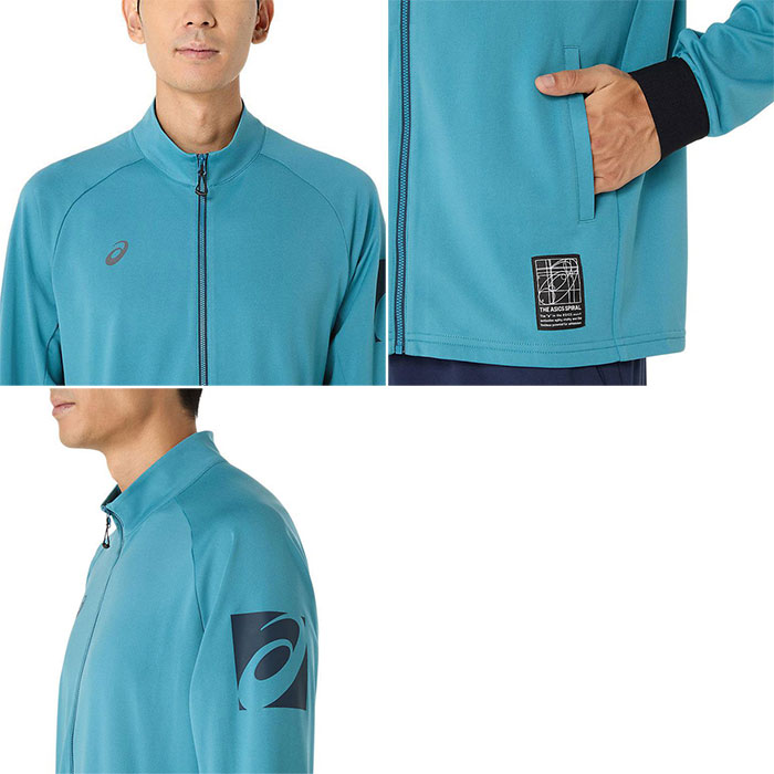 ASICS（アシックス） メンズ ドライストレッチニットジャケット