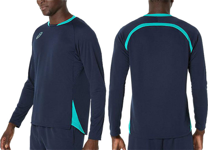 asics サッカー日本代表サポーターウェア ASICS（アシックス） メンズ プラクティス長袖シャツ サッカーウェア