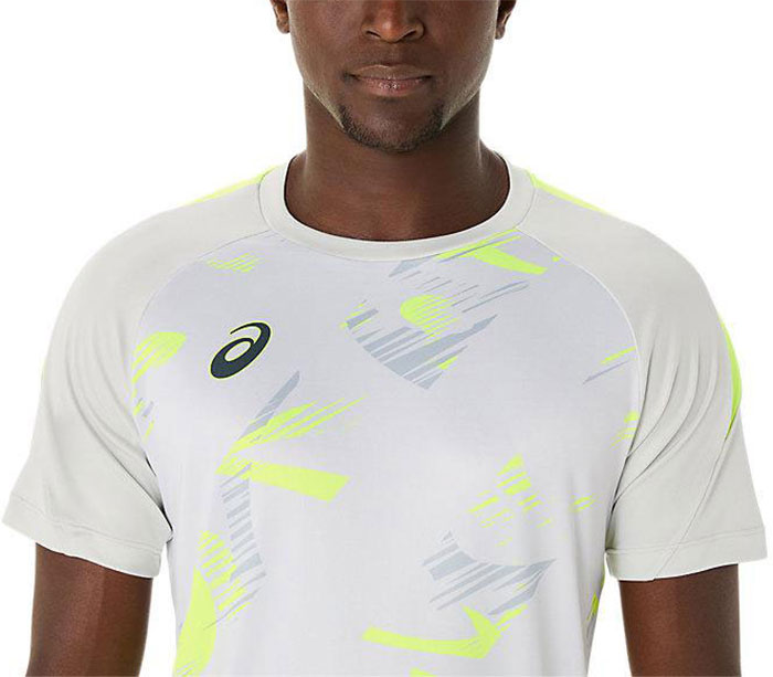 ASICS（アシックス） メンズ プラクティスグラフィック半袖シャツ