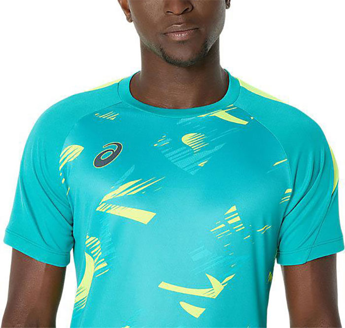 ASICS（アシックス） メンズ プラクティスグラフィック半袖シャツ
