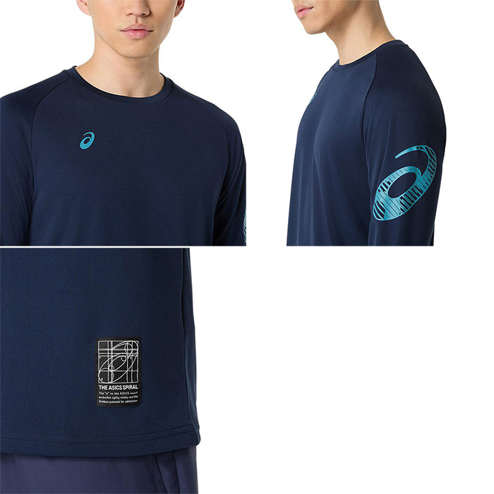 ASICS（アシックス） メンズ ドライ長袖シャツ フィットネス