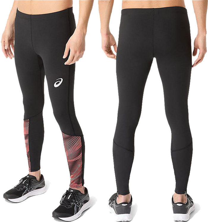 アシックス asics ロングタイツ メンズ M ASICS（アシックス） メンズ グラフィックロングタイツ ジョギング