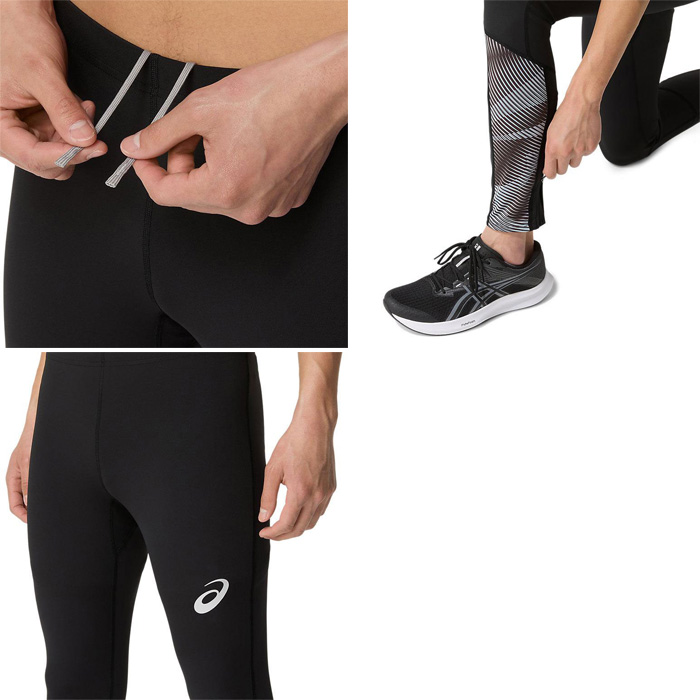 ASICS（アシックス） メンズ グラフィックロングタイツ ジョギング