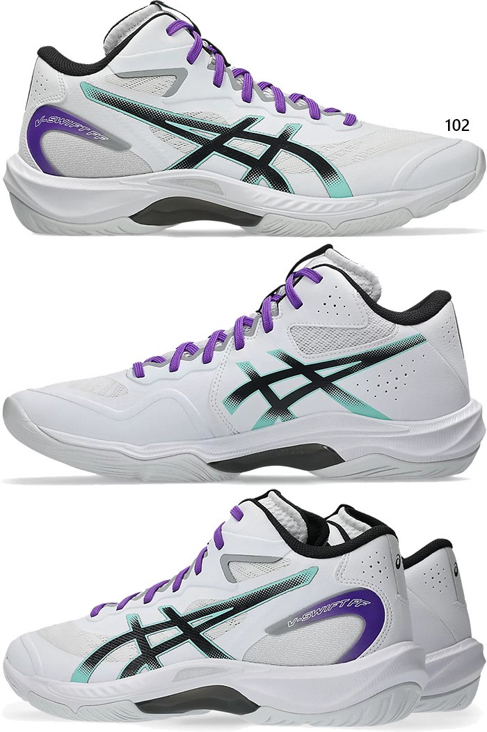 asics バレーボールシューズ ミッドカット V-SWIFT FF 5 MT ASICS（アシックス） 普通幅 メンズ レディース ブイ スイフト