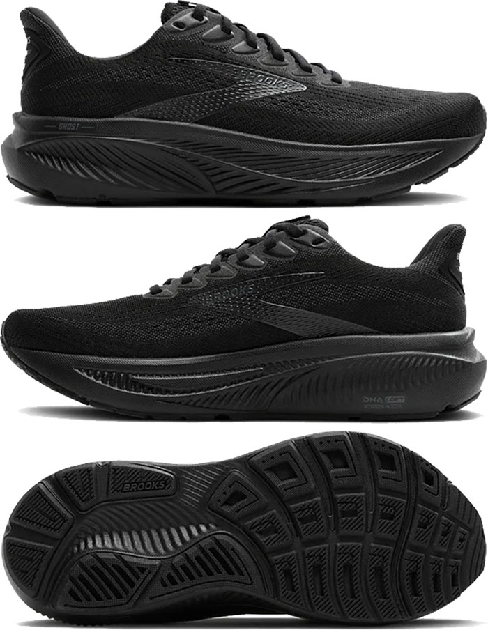 再お値下げ‼️BROOKSブルックス　ゴースト　ワイドサイズ　２５.５センチ Ghost16 WIDE （ゴースト16 グレー／ブルー）