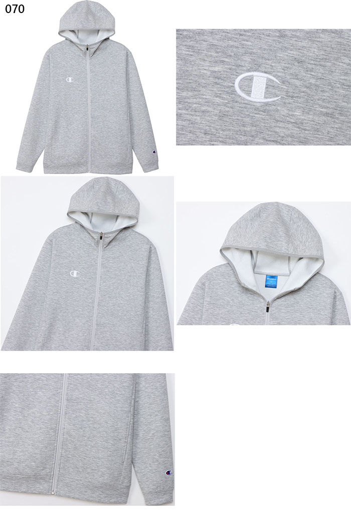 Champion（チャンピオン） メンズ ジップ ジャケット ZIP HOODED