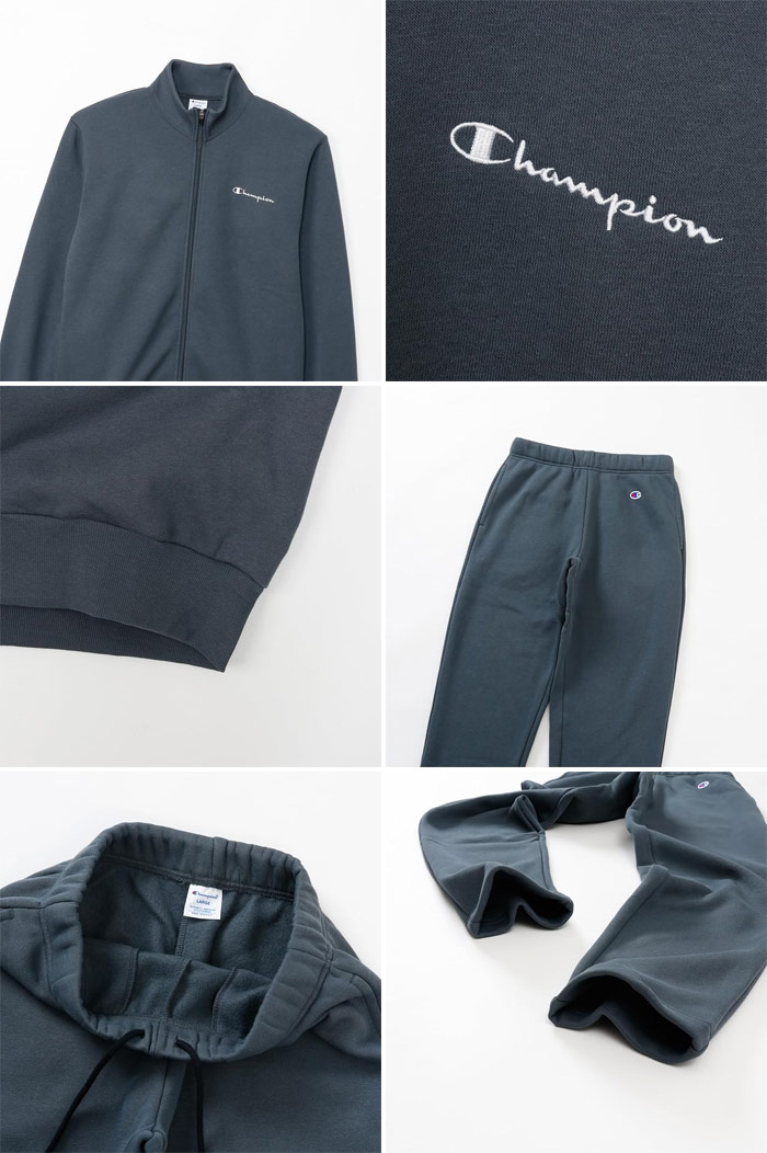 Champion（チャンピオン） 上下セット セットアップ メンズ 刺繍ロゴ