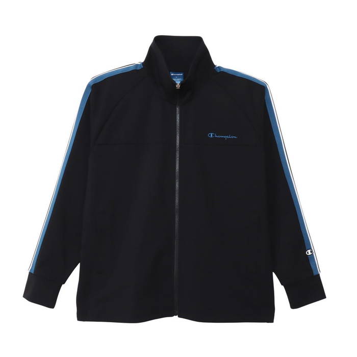 Champion ジャージジャケット ブラック Lサイズ オシャレ羽織 ジッパー Champion（チャンピオン） メンズ ジップジャケット ZIP JACKET