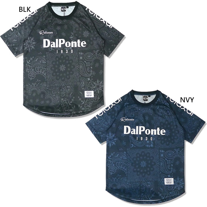 【DALPONTE ダウポンチ 半袖プラクティスシャツ サッカー フットサル 】 DALPONTE（ダウポンチ） メンズ バンダナ柄プラクティスシャツ