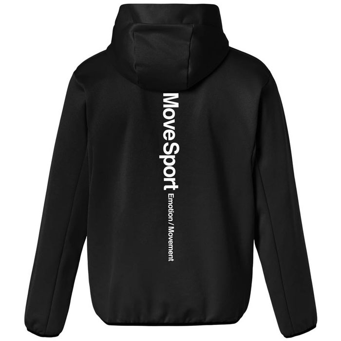 DESCENTE ジップアップパーカー　黒　Ｍ DESCENTE（デサント） メンズ バリアフリースジャケット フィットネス