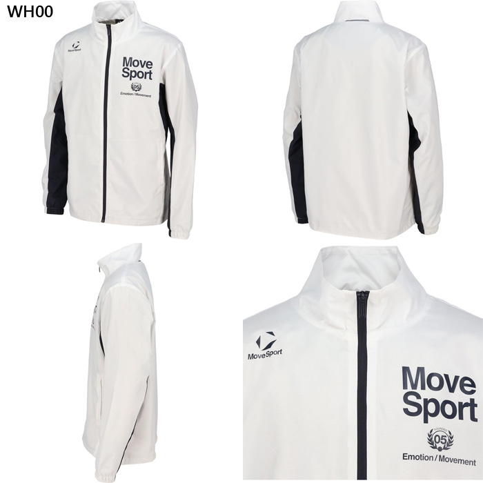 DESCENTE Move Sport ウィンドブレーカー ホワイト DESCENTE（デサント） メンズ ウィンドブレーカージャケット