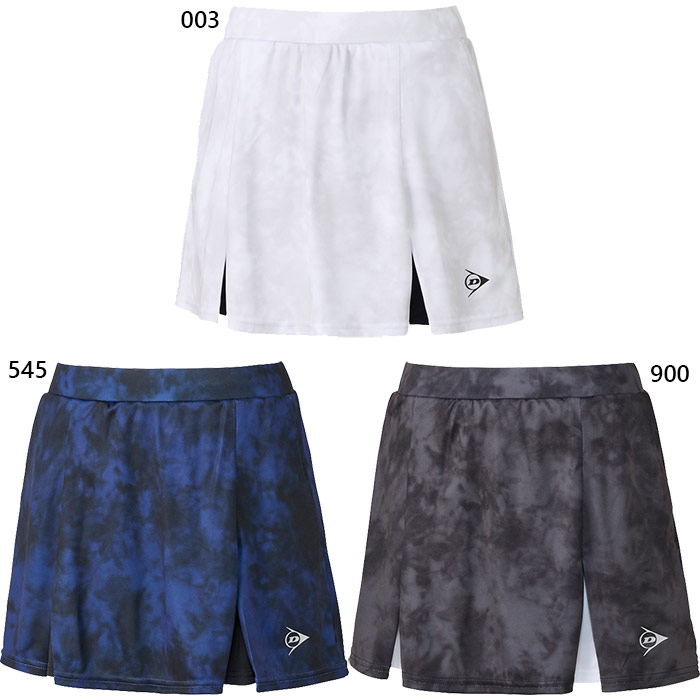 DUNLOP （ダンロップ） テニス スラックス・スカート SKIRT with INNER SPATS 【ブラック】 DAK-2481W 900 スラックス・スカート スカート レディース 女性用 ブラック 黒 24SS {SK} ダンロップスポーツ ダンロップ レディース スカート インナーパンツ