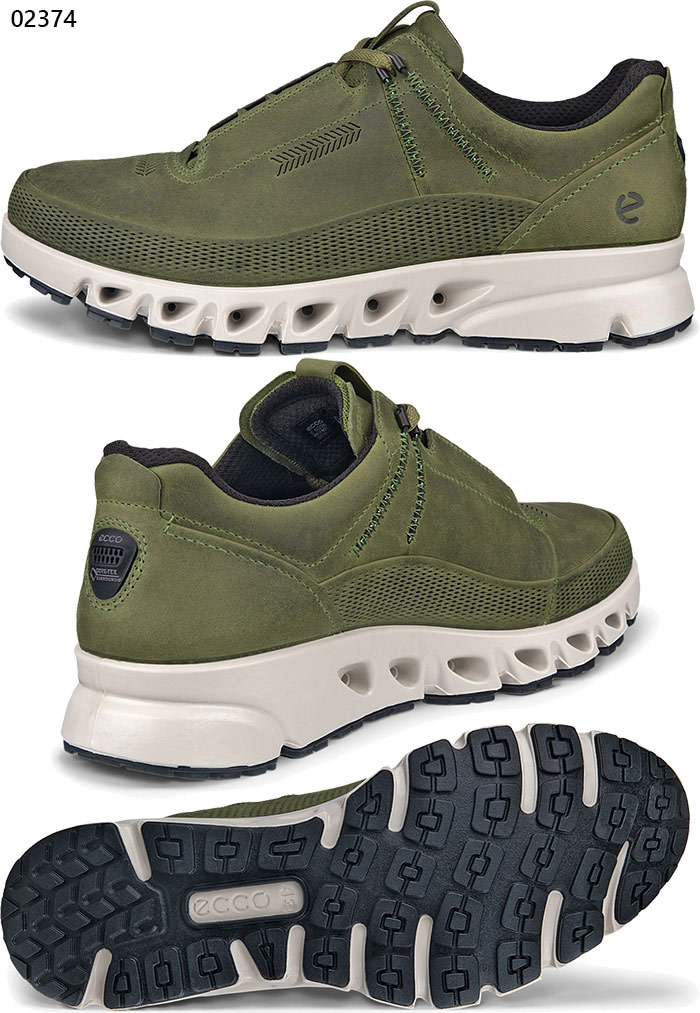 ecco（エコー） メンズ ヌバック Gore-Texシューズ multi vent low