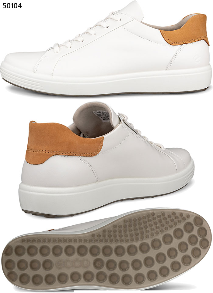 ecco（エコー） メンズ レザースニーカー soft 7 スニーカー シューズ