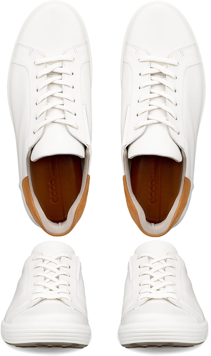 ecco（エコー） メンズ レザースニーカー soft 7 スニーカー シューズ