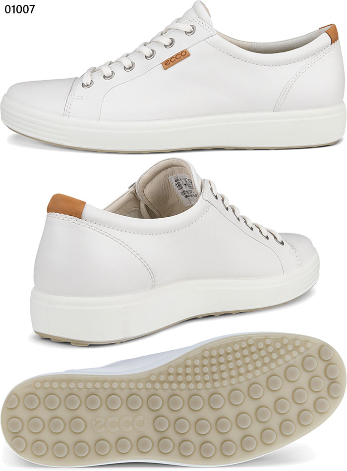 ecco（エコー） メンズ レザースニーカー soft 7 スニーカー シューズ