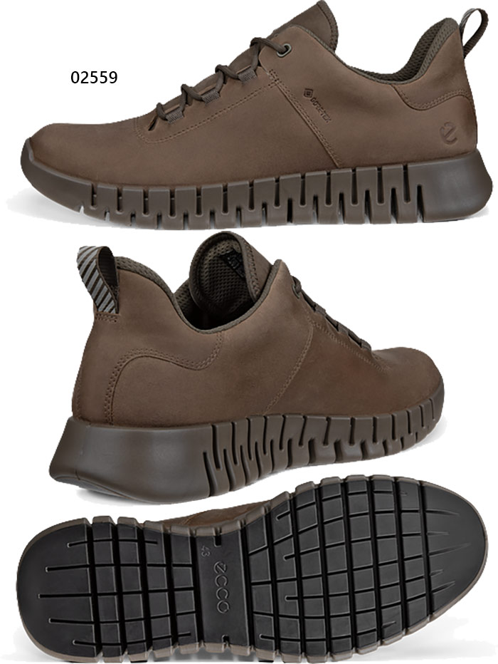 ecco（エコー） メンズ グルーヴ gruuv ヌバック Gore-Tex スニーカー