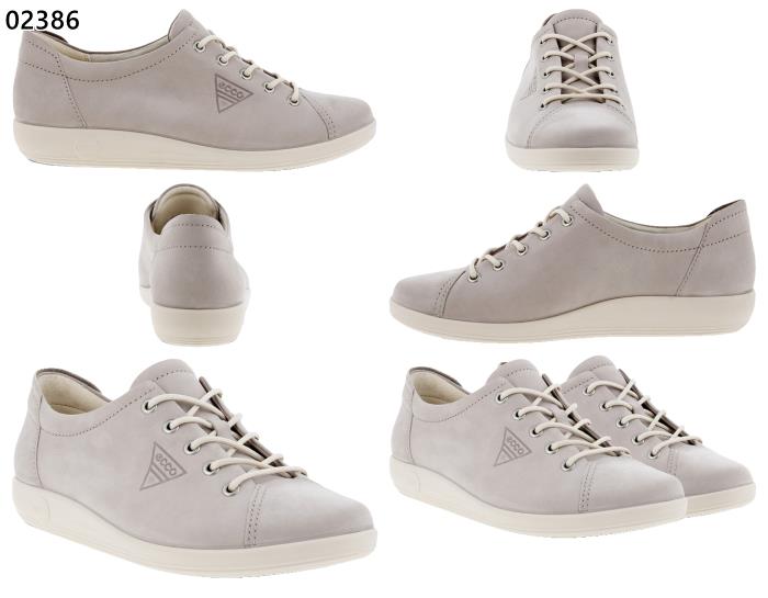 新品未使用　EU39 ECCO ホワイト ベージュ　スニーカー　レディース ecco（エコー） ECCO GRUUV FLEXIBLE SOLE WOMEN'S SNEAKERS ホワイト