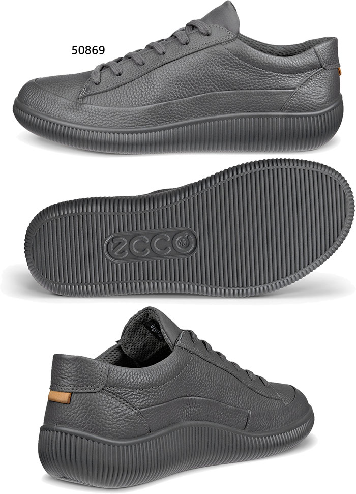 ecco（エコー） メンズ レザースニーカー ソフト ゼロ soft zero