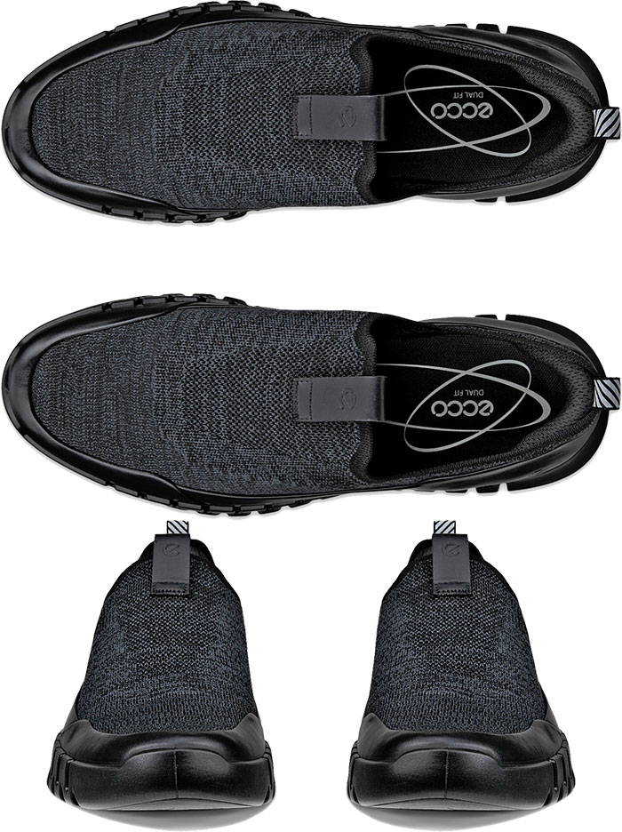 ecco（エコー） メンズ レザースニーカー グルーヴ イージー スリップ