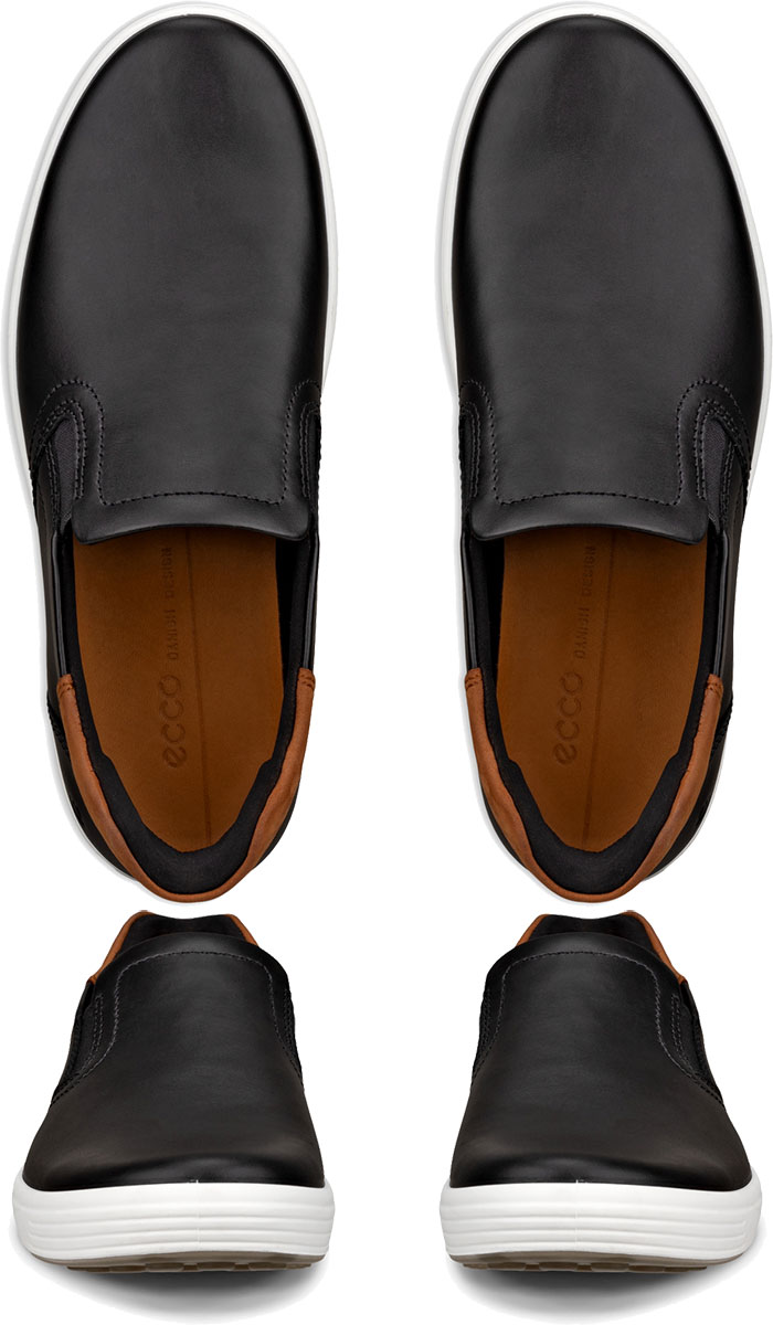 ecco（エコー） メンズ レザースニーカー soft 7 スニーカー ハンズ