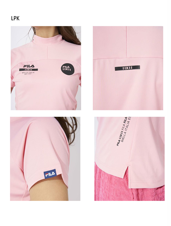 FILA GOLF フィラ ゴルフ レディース モックネックシャツ 吸汗速