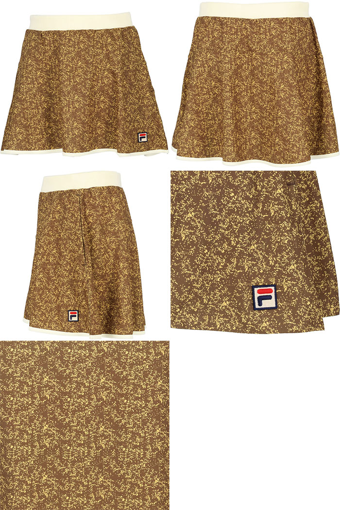 FILA メッシュパターンスカート ベージュ　Sサイズ FILA メッシュパターンスカート ベージュ Sサイズ ウェア