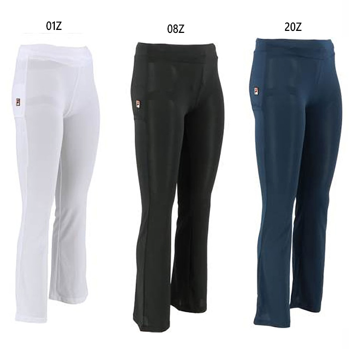 FILA（フィラ） レディース Wメッシュアンダーロングパンツ テニス