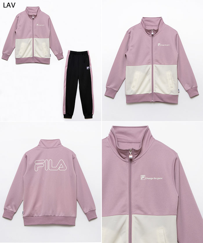 FILA（フィラ） 上下セット ジュニア キッズ ジャージ トップス パンツ