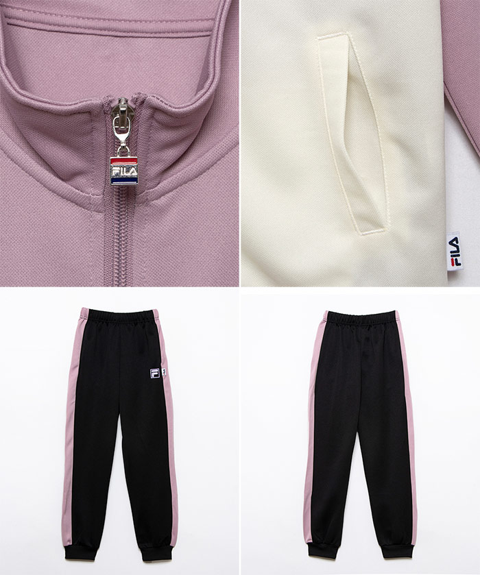 FILA（フィラ） 上下セット ジュニア キッズ ジャージ トップス パンツ
