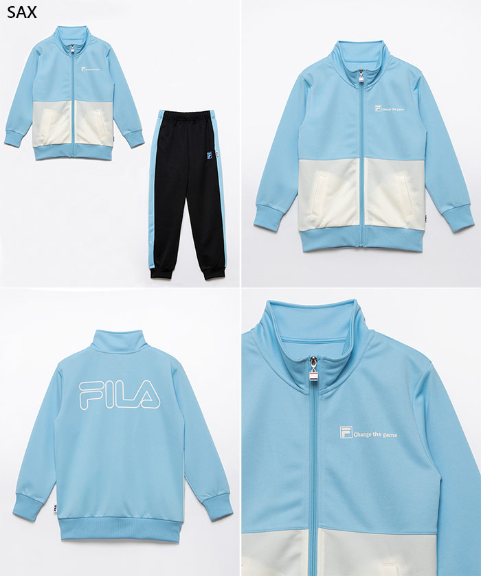 FILA（フィラ） 上下セット ジュニア キッズ ジャージ トップス パンツ