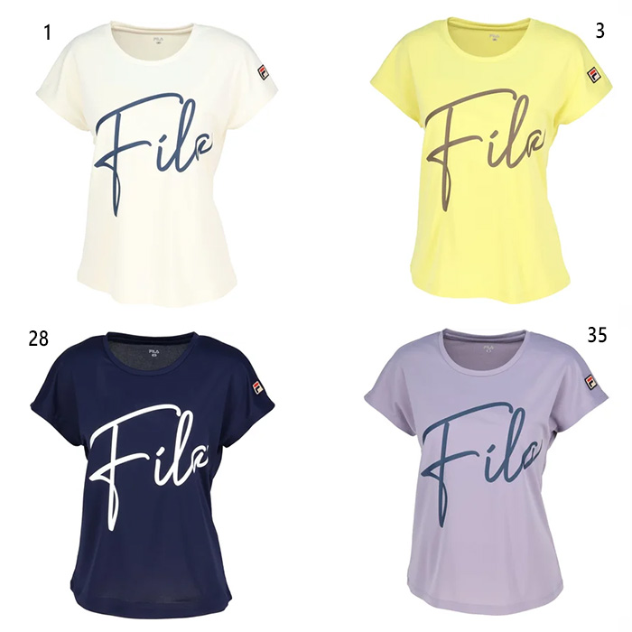FILA（フィラ） レディース グラフィックTシャツ テニス バドミントン