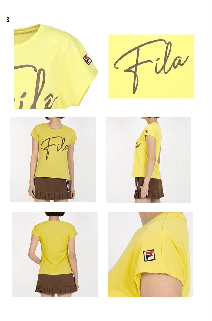 FILA（フィラ） レディース グラフィックTシャツ テニス バドミントン