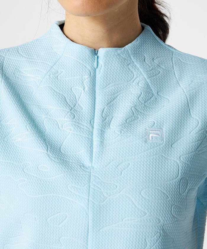 FILA GOLF フィラ ゴルフ レディース 半袖モックネックシャツ ゴルフ
