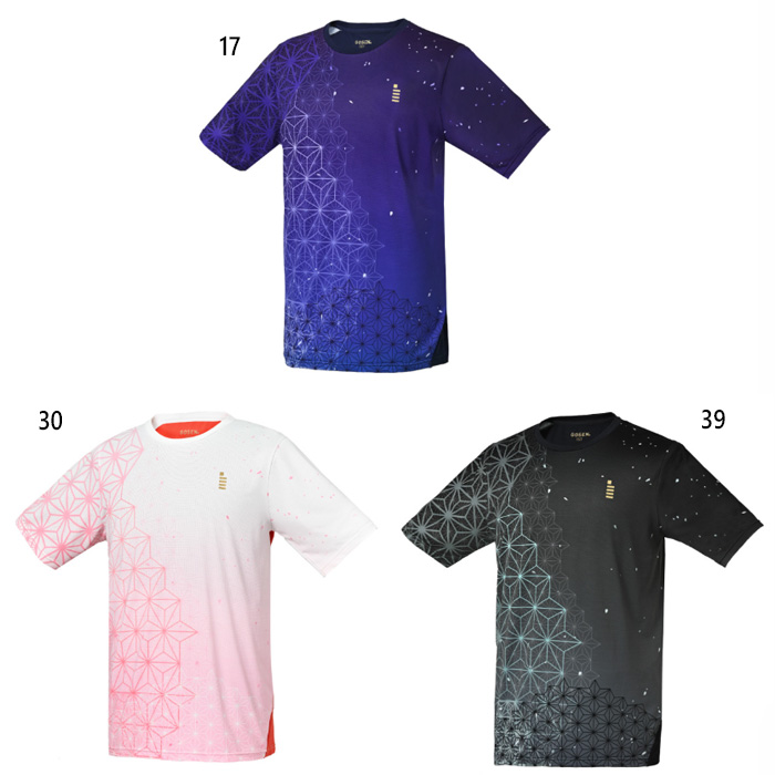 【新品】【L】GOSEN テニス バドミントン ウェア メンズ GOSEN（ゴーセン） メンズ レディース ゲームシャツ テニス