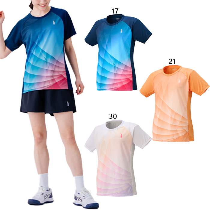 テニスウェアセット Mizuno Gosen 5点 GOSEN ゴーセン レディース ゲームシャツ テニス バドミントン