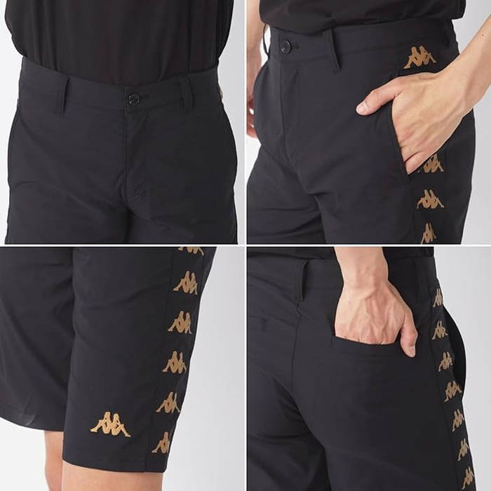 Kappa カッパ メンズ ハーフパンツ サイドテープ ゴルフウェア