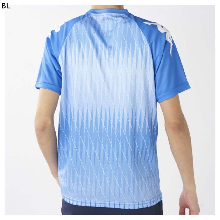 Kappa カッパ メンズ プラクティス シャドー柄半袖T サッカー