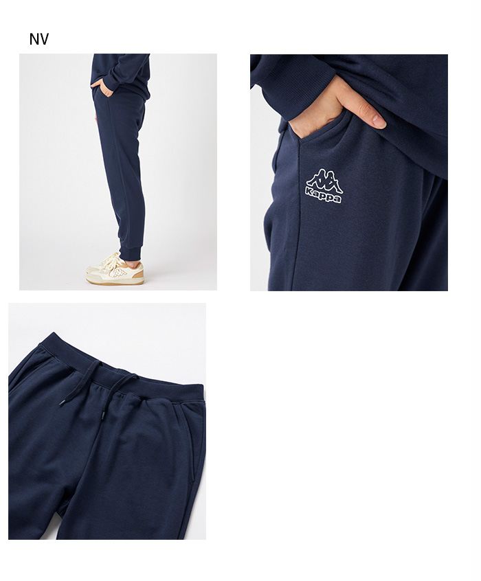 Kappa（カッパ） メンズ 裏毛ロングパンツ ジャージ ズボン ボトムス