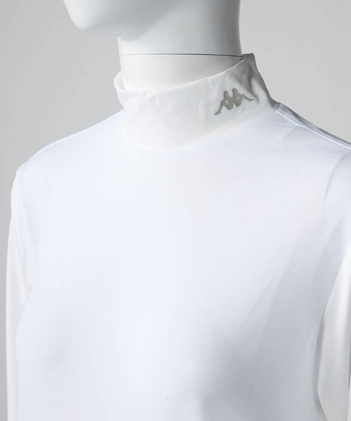 Kappa（カッパ） レディース メッシュハイネックインナー フィットネス