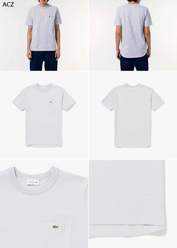 【LACOSTE】胸ポケットS/S Tシャツ 楽天市場】Lacoste ラコステ 鹿の子地 胸ポケット ロゴパッチ