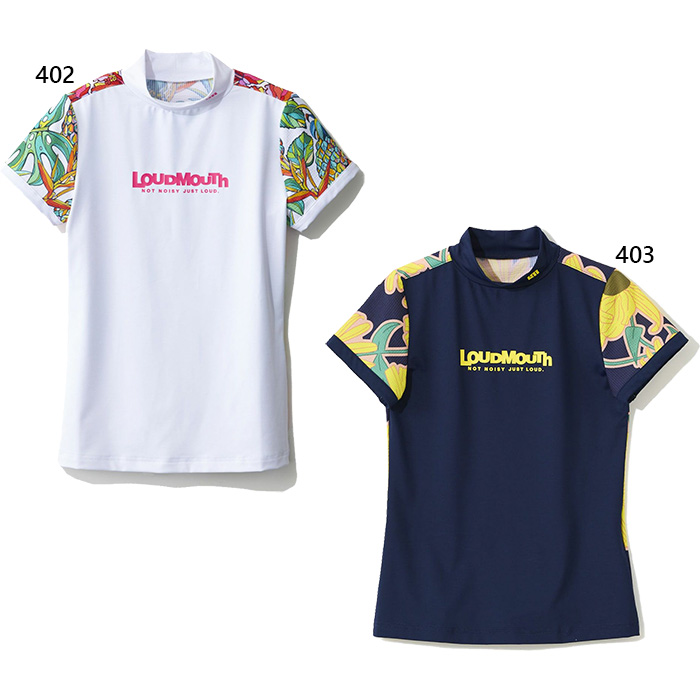 LOUDMOUTH ラウンドマウス 半袖Tシャツ　レディース　LLサイズ LOUDMOUTH（ラウドマウスゴルフ） ラウドマウス レディース ECO防透